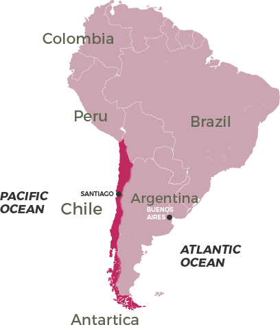 map chile